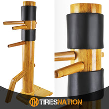 Traditional Solid Wood Standing Training Dummy Wing Chun Ip Man Martial Art